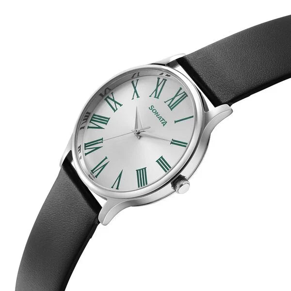 SON 77105SL12W TRNDZ SONATA GENTS WATCH SON 77105SL12W TRNDZ SONATA GENTS WATCH